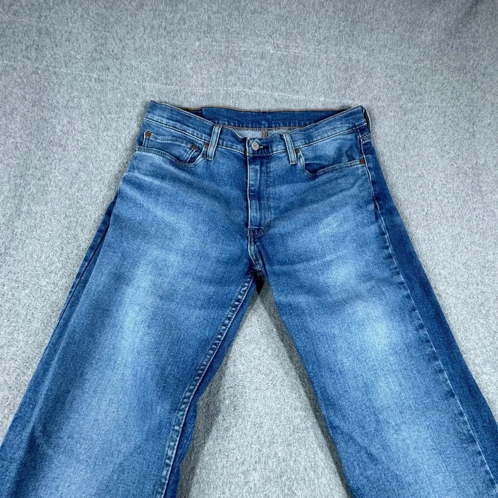 Levis 511 Jeans Mens 36x32 Blue Slim Medium Wash Stretch‎ Denim
